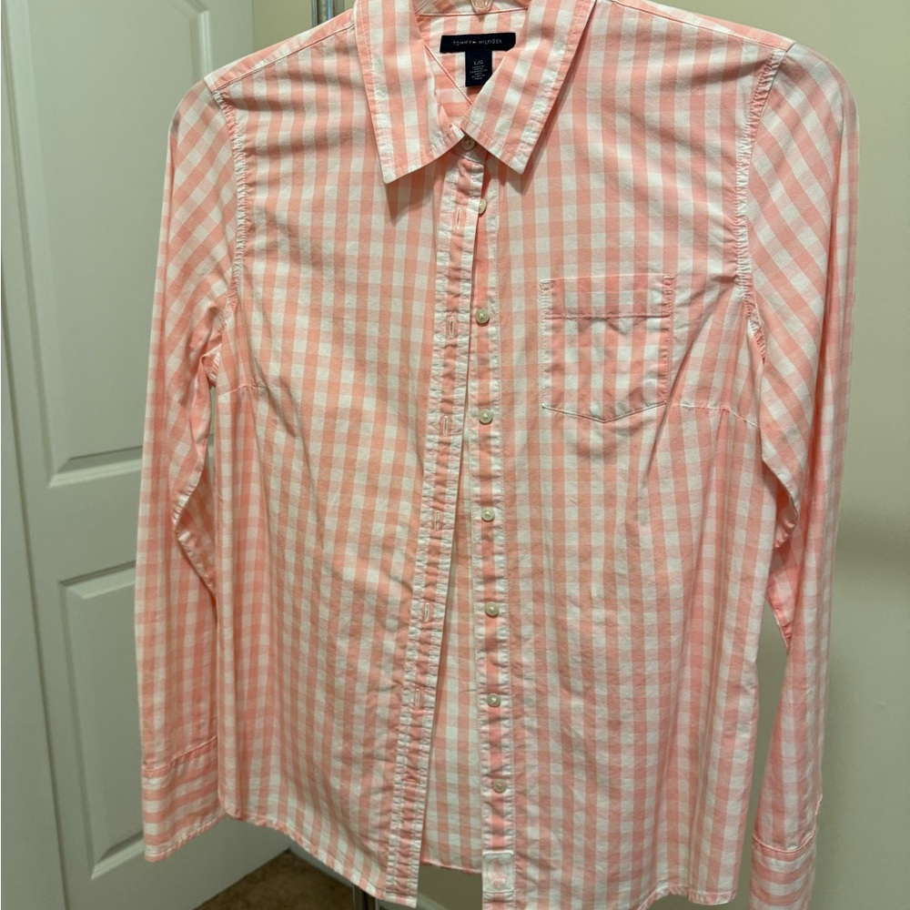 Tommy Hilfiger Pink Gingham Shirt
